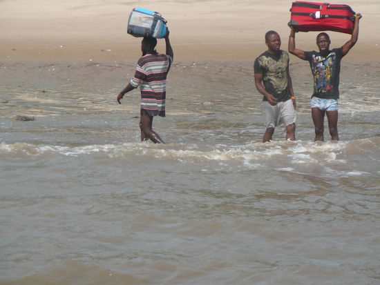 Das da links ist meine Reisetasche