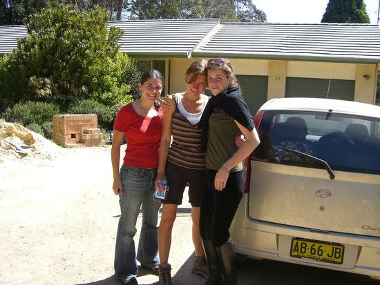 Nadja, Annina und Gen <- nicest Australian girl I met 