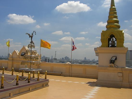 Aussicht vom Golden Mountain auf die Stadt