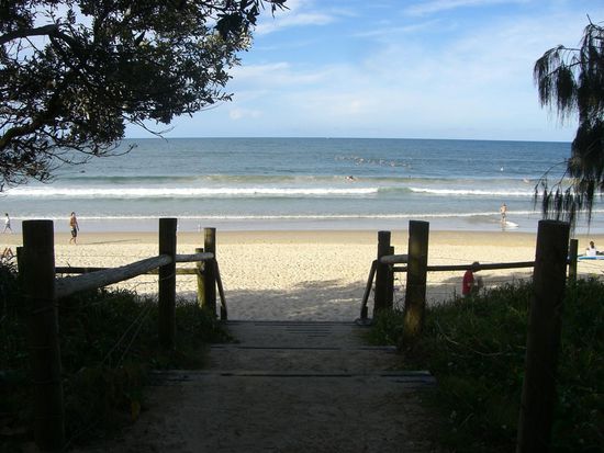 Sicht nach dem Campingplatz