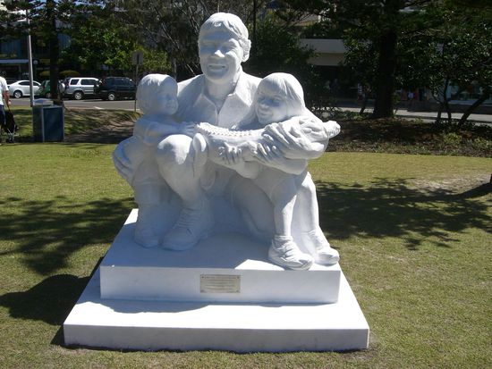 Widmung an den verstorbenen Steve Irwin