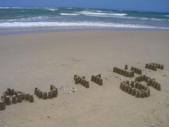 Haben wir nem verlassenen Strand gemacht