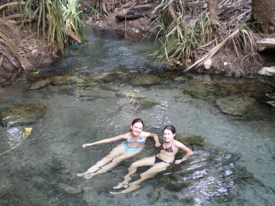in nem kristallklarem Fluesschen mit der Nadschi 