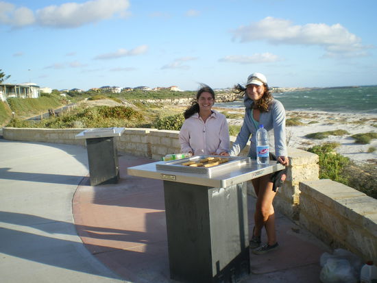 beim Fisch Burger machen