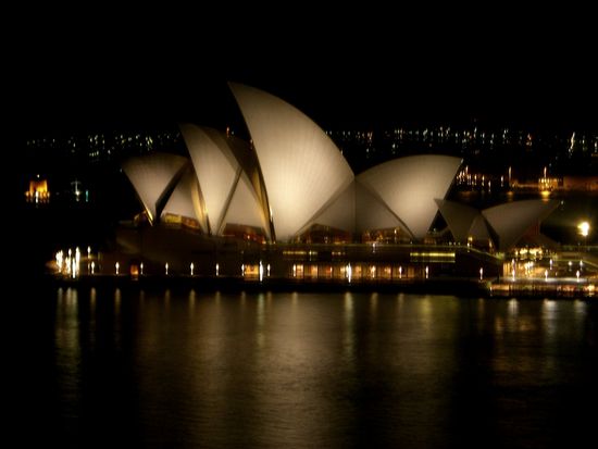 Beleuchtetes Opera House