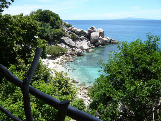 Unsere Bucht von Bungalow aus gesehen