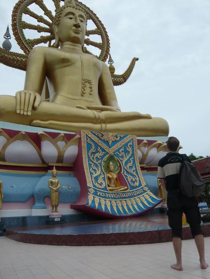 Der ist echt groß und goldig