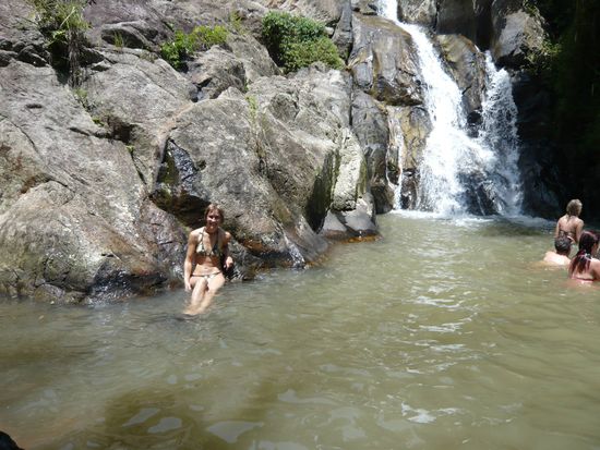 Wasserfall mit 'Pool'