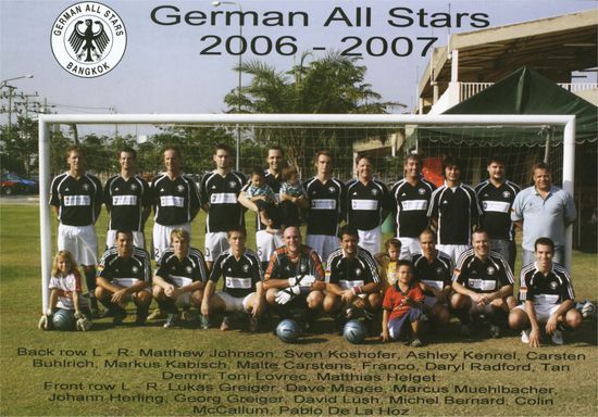 Die Bangkok German All Stars in der Saison 2006/2007