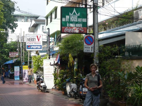 Unser letztes Guest House in Bangkok