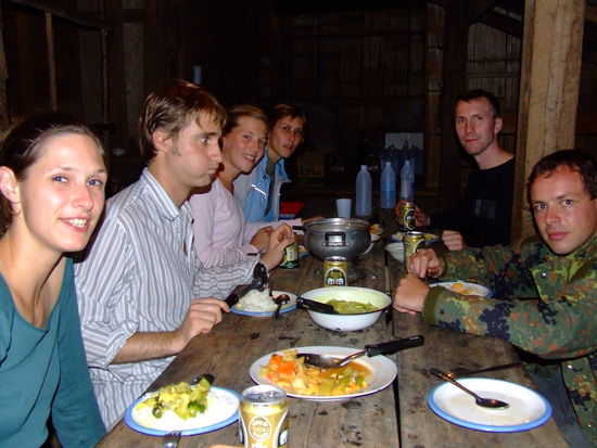 Wir lassen es uns schmecken.