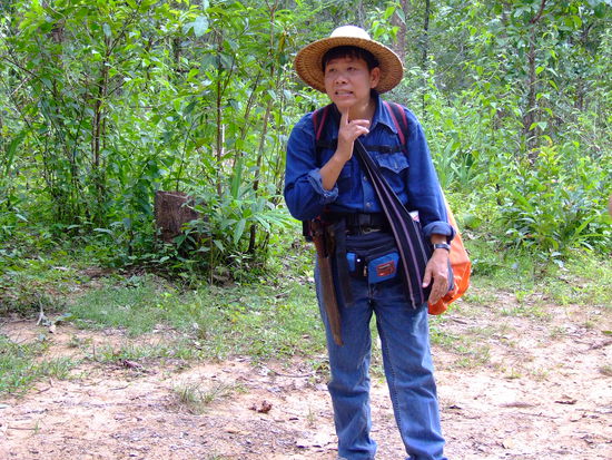 Oft wartet Mr. Chan auf uns.