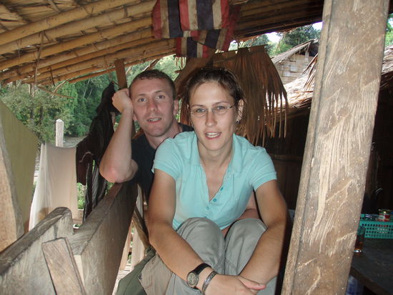 Wieder etwas erholter, nach dem Baden.