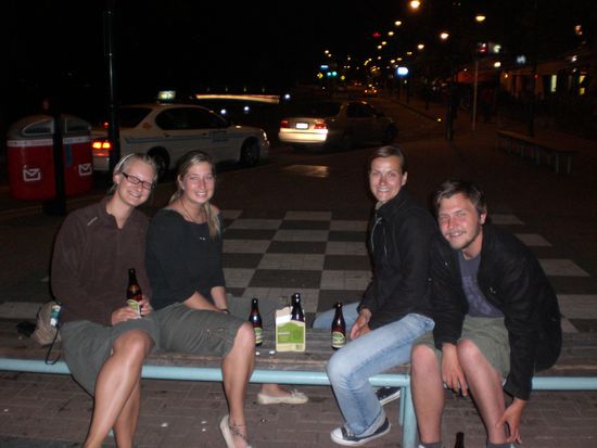 Melle, Sara, Katharina, Benni