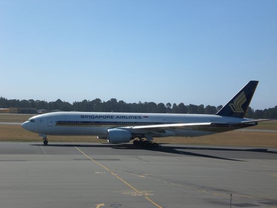 ...Aussichtsplattform am Christchurcher Flughafen.