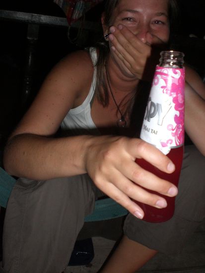 ...ups...und dann promt neben die Hängematte gesetzt!!!