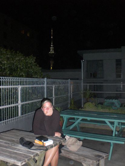 Abends auf unserer Terasse