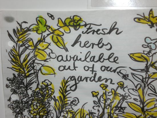 Sogar frische Kraeuter gibt es hier!!