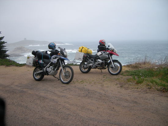 Die BMW's schnuppern Pazifikluft