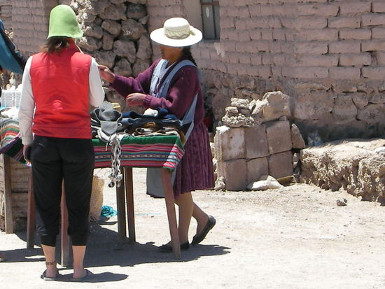 Marktfrau in Bolivien