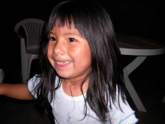 Bolivianisches Maedchen in San Pedro / Chile