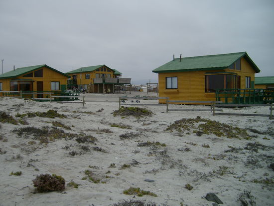 Unser Haeuschen direkt am Strand