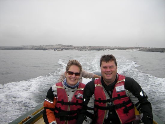 Fahrt mit dem Boot zur Insel der Pinguine