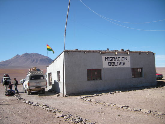 Grenzstation nach Bolivien