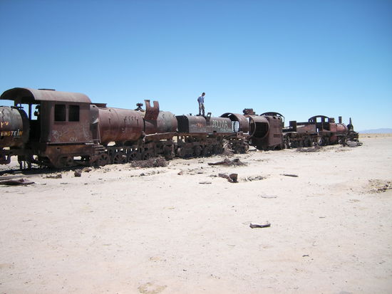 Eisenbahnschrottplatz bei Uyuni