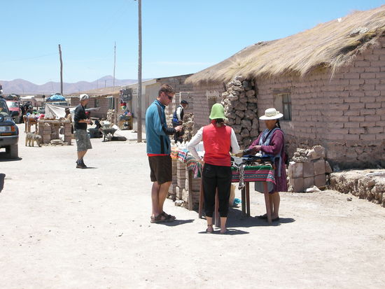 Markt in einem bolivianischen Dorf