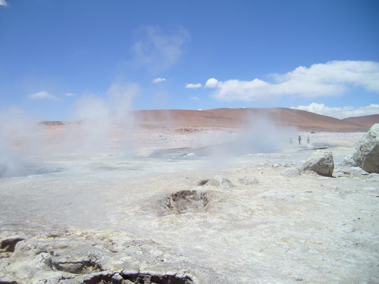 Rauchende Erdloecher