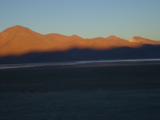 Sonnenaufgang bei der Rueckfahrt