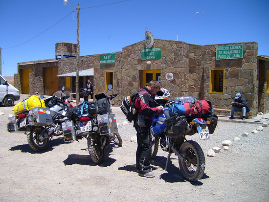 Die argentinische Grenzstation.