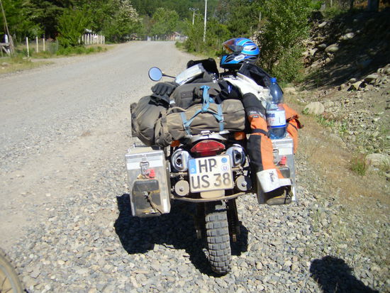 Endlich, die gute Schotterpiste...