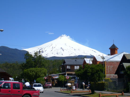 Der aktive Vulkan...