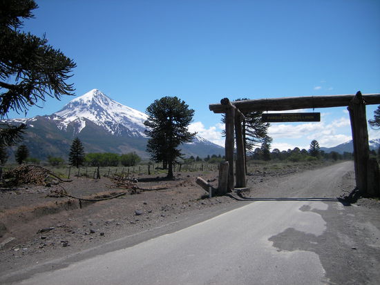 Ausfahrt aus dem Nationalpark Lanin