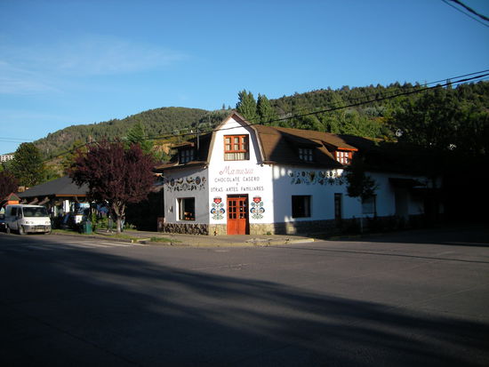 Eine der vielen Schokoladenhersteller in San Martin, hhhmm lecker 