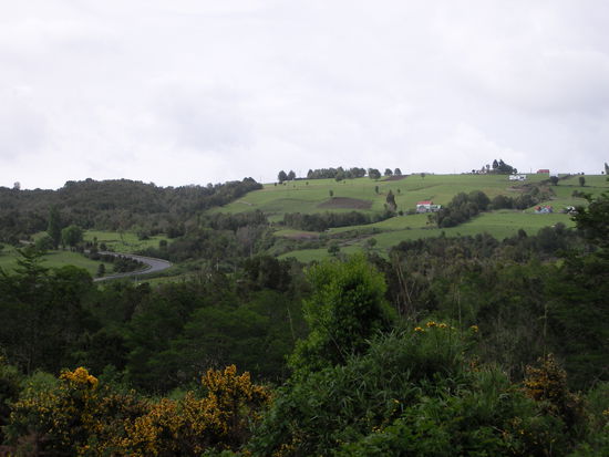 Auf der Fahrt nach Quellón