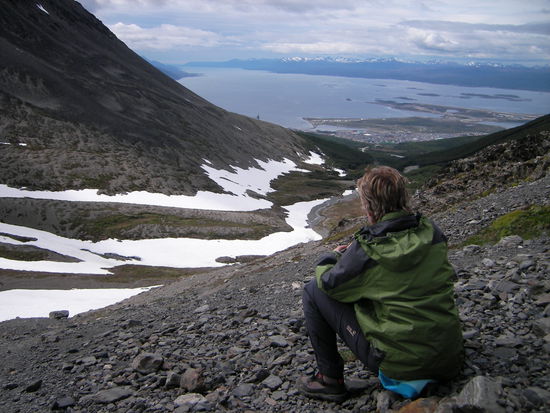 Blick auf Ushuaia und den Beagle-Kanal