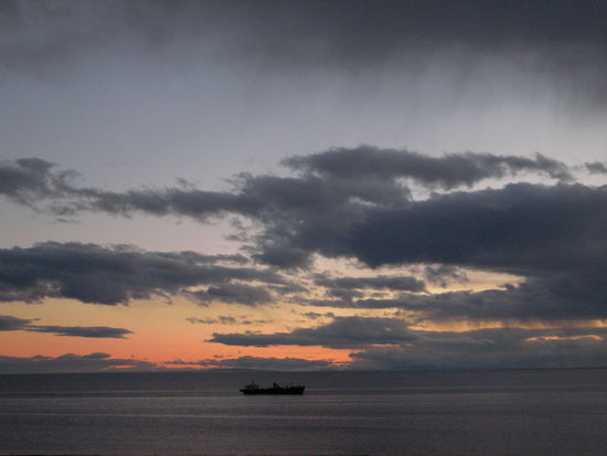 Sonnenuntergang in Punta Arenas