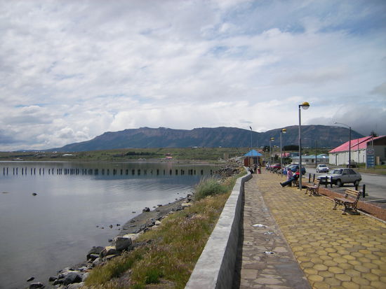 Strandpromenade in Puerto Natales