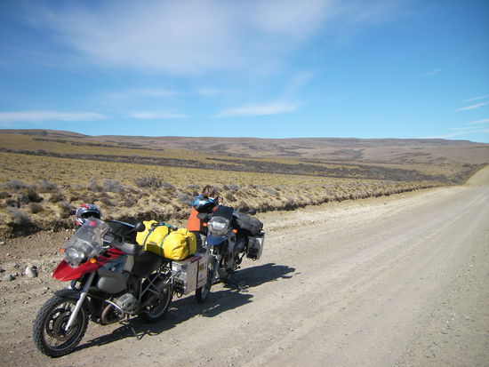 Uli filmt die Condore auf der Ruta 9