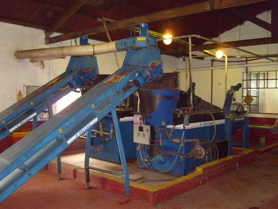 ...wurde von neuen Maschinen abgeloest.