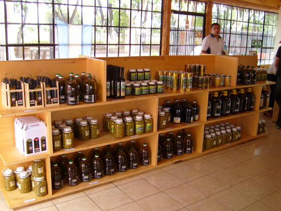Auch hier konnte die Ware probiert und gekauft werden.