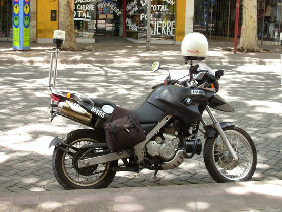 Uli und die Polizei: Beide fahren BMW F650GS