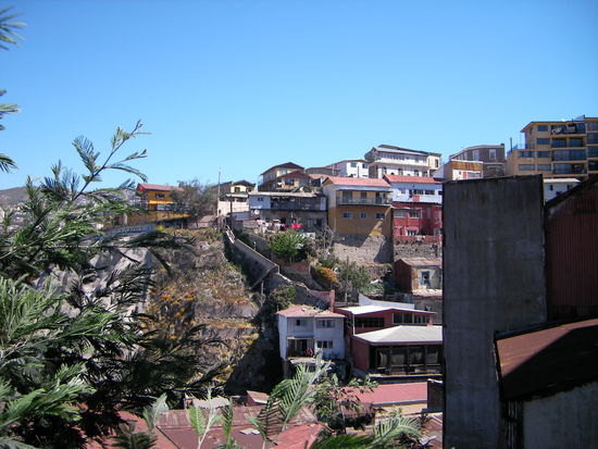 Haeuser am Steilhang