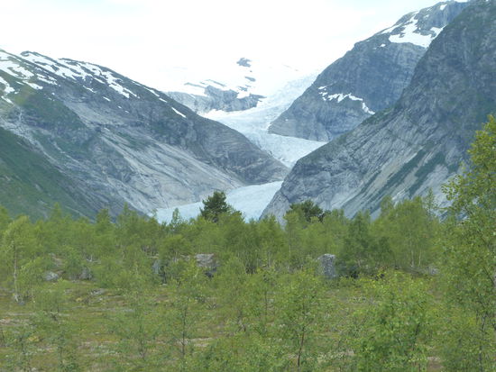 Die Gletscherzunge des Nigardsbreen