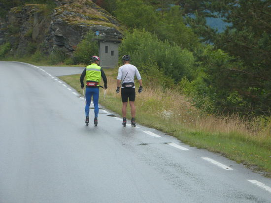 Wenn mal kein Schnee liegt kann man trotzdem Langlauf fahren