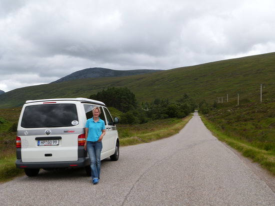 ...net ganz so viel los, hier oben in Schottland ...