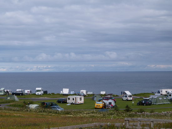 Wunderschön - der Campingplatz in Durness, direkt am Meer - hmmmm